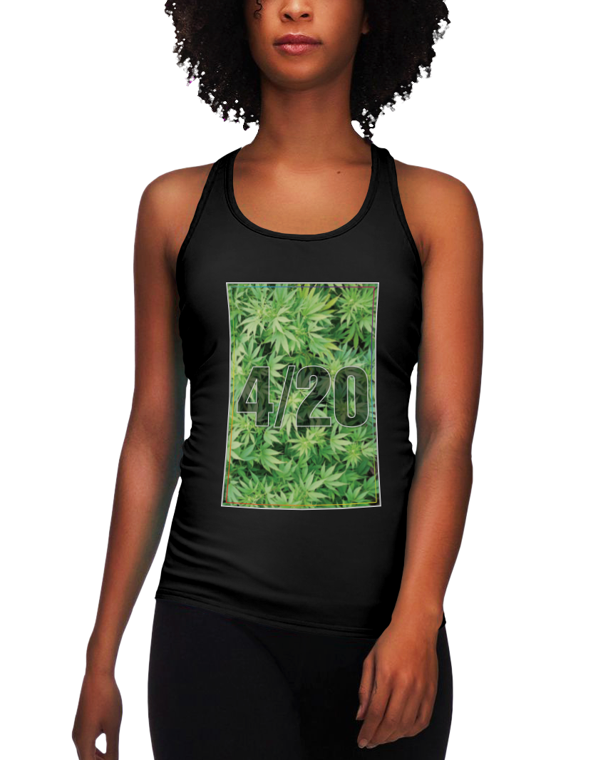 420 Photo Adult Tank Top