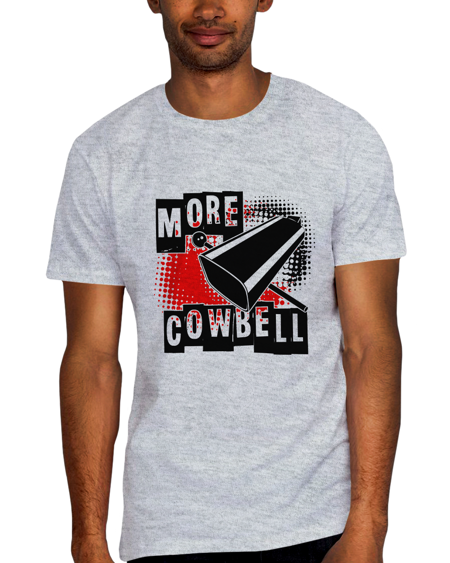 More Cowbell Adult Short Sleeve Tee