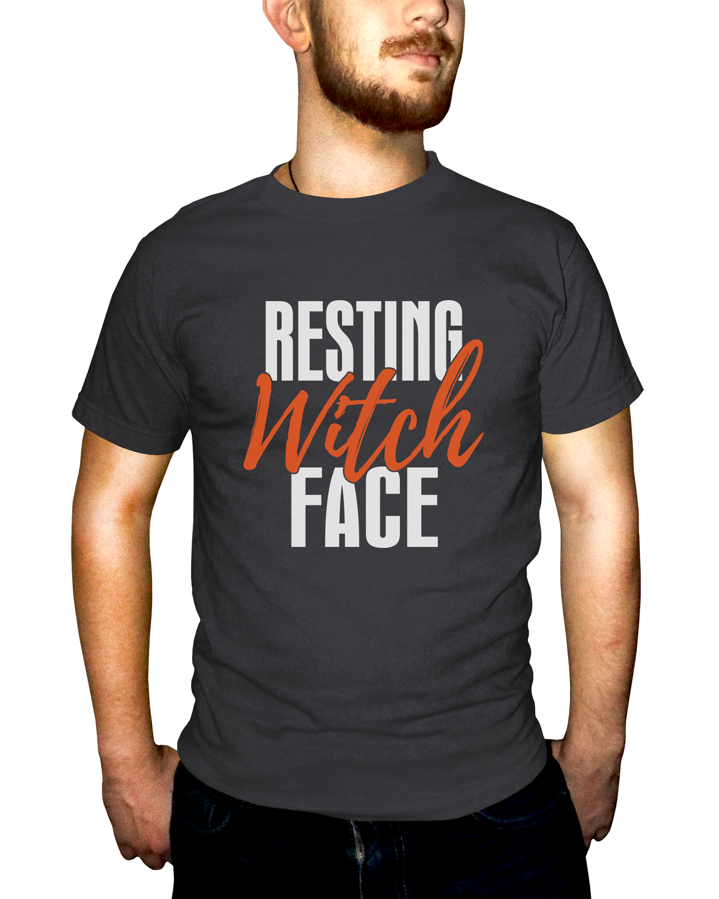 Resting Witch Face Adult Short Sleeve Tee