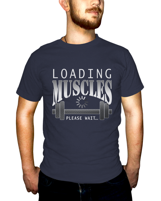 Loading Muscles Adult Short Sleeve Tee