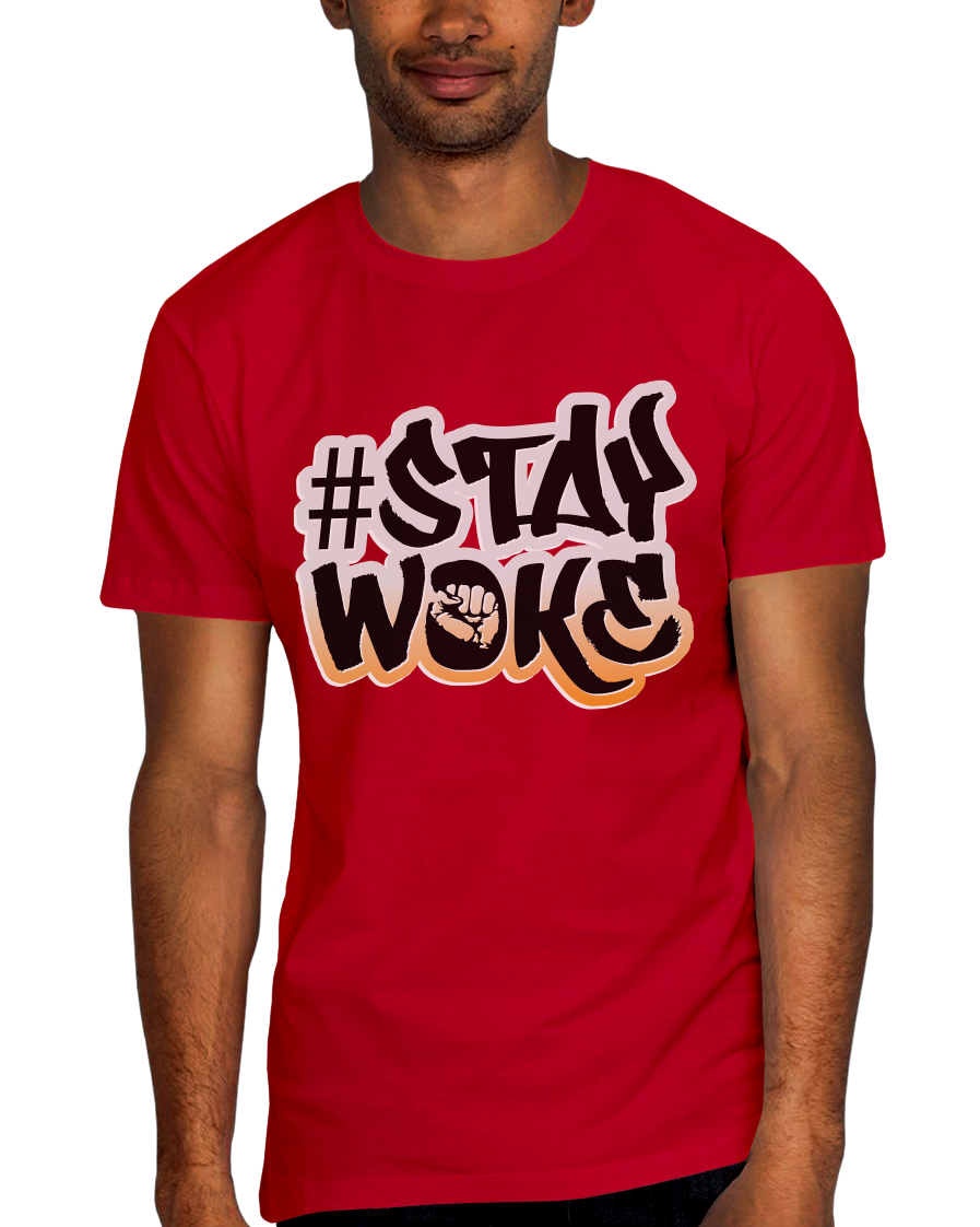 Stay Woke Adult Short Sleeve Tee