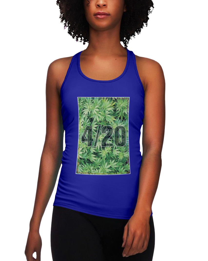 420 Photo Adult Tank Top