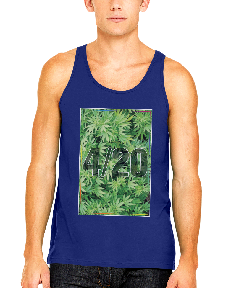 420 Photo Adult Tank Top