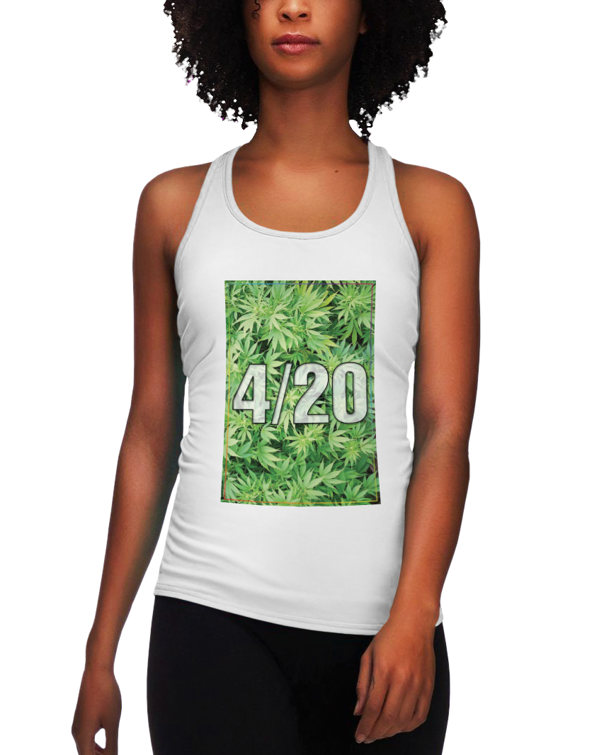 420 Photo Adult Tank Top