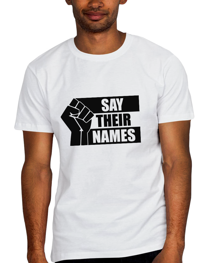 Say Their Names Adult Short Sleeve Tee