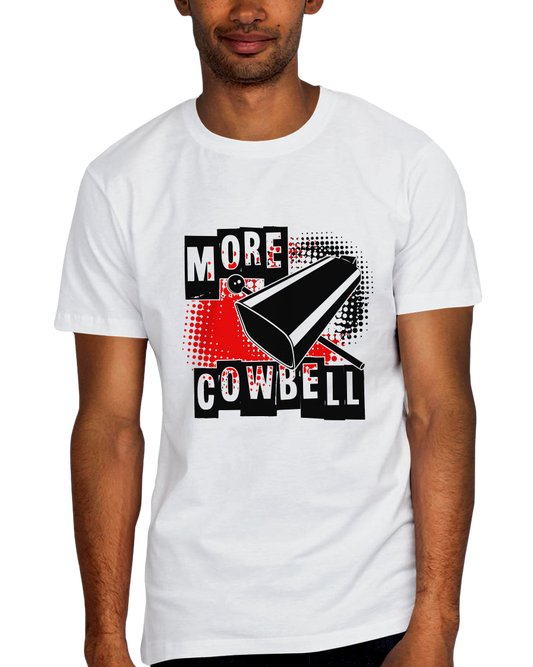 More Cowbell Adult Short Sleeve Tee