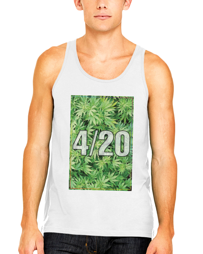 420 Photo Adult Tank Top